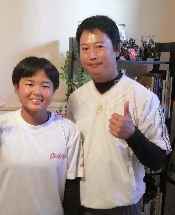ツーショット（高橋小桃さん）